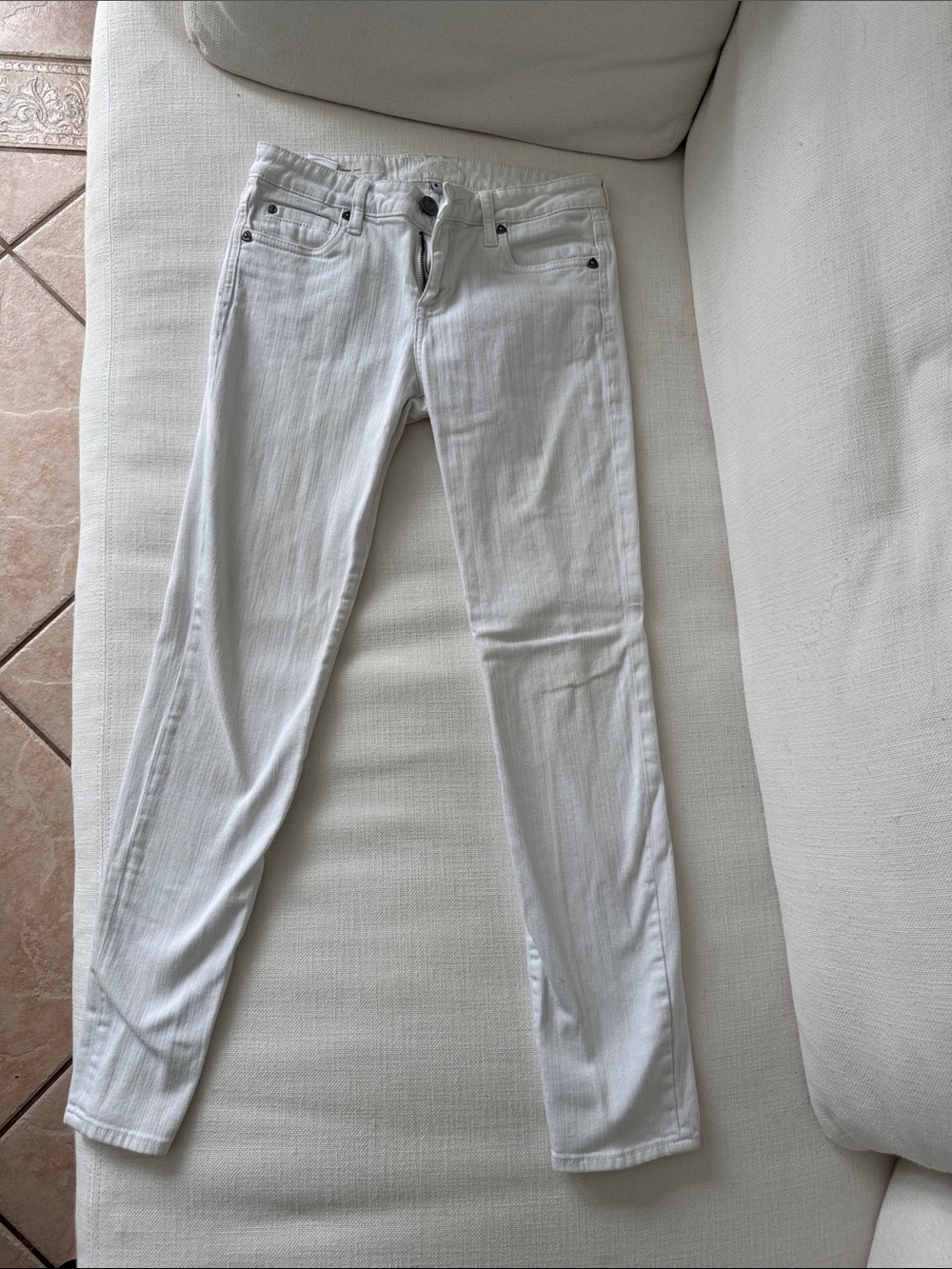 Women’s White Slim Fit Jeans